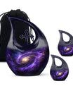 Galaxy Theme Large Urn With 2 Keepsake Urn