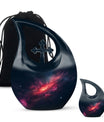 Galaxy Theme Large Urn With 1 Keepsake Urn
