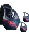 Galaxy Theme Large Urn With 2 Keepsake Urn