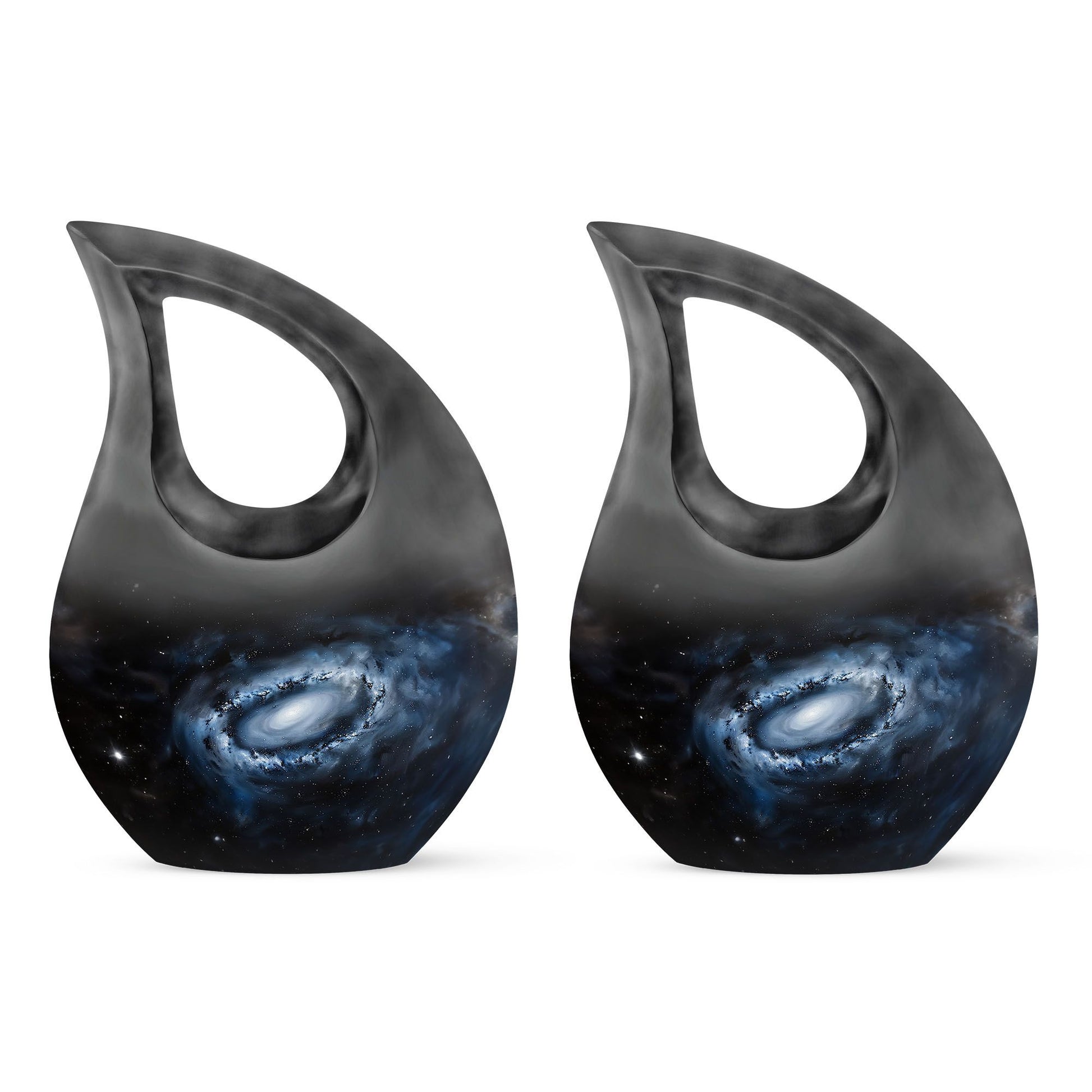 Large 10-inch aluminum Galaxy Urn 