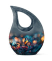 Cross Drop Butterfly Urn