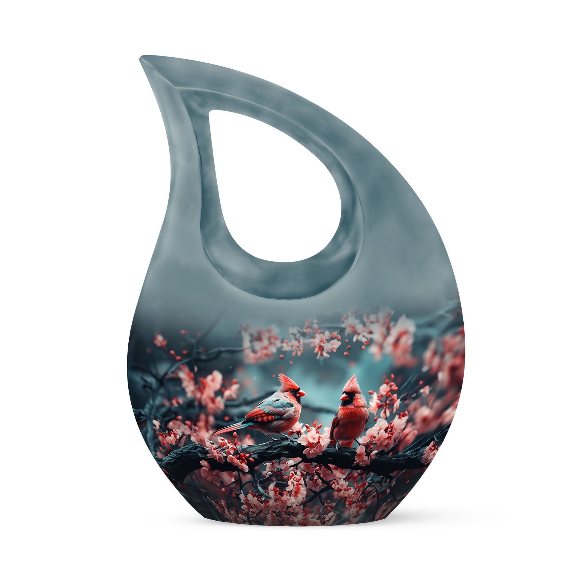 Butterfly urn with Cross Drop design 