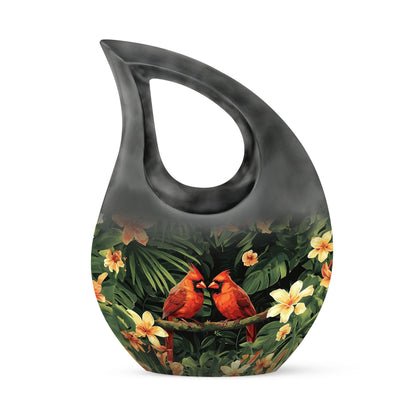 10-inch Cardinal Bird urn from Urns 