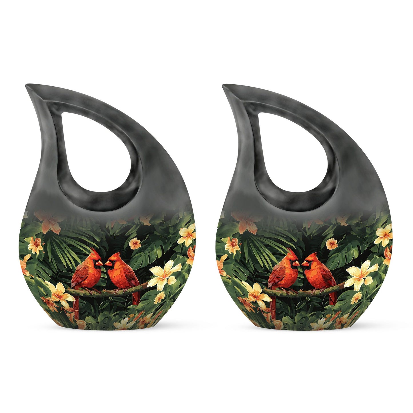 10-inch Cardinal Bird urn from Urns 