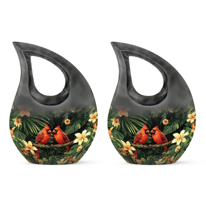 10-inch Cardinal Bird urn from Urns 