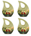 Cardinal Bird Theme 3 Inch Keepsake Pack of 4