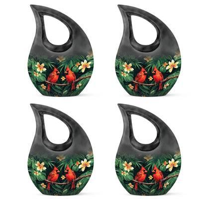 Cardinal Bird Theme 3 Inch Keepsake Pack of 4