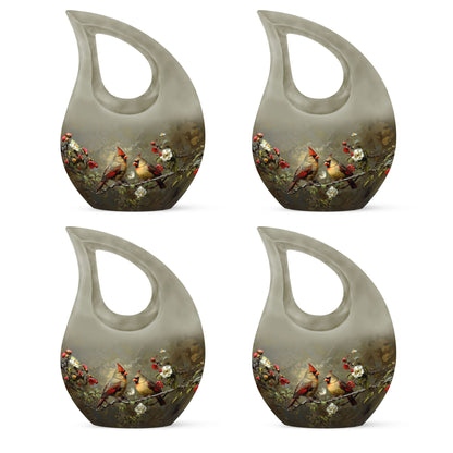 Cardinal Bird Theme 3 Inch Keepsake Pack of 4