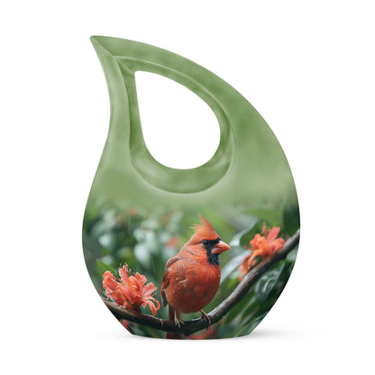 Cardinal Bird urn