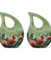 Cardinal Bird urn