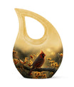 Cardinal Bird urn