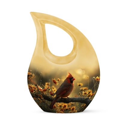 Cardinal Bird urn