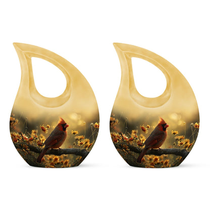 Cardinal Bird urn