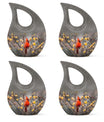 Cardinal Bird Theme 3 Inch Keepsake Pack of 4