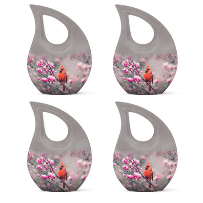 Cardinal Bird Theme 3 Inch Keepsake Pack of 4