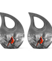 Cardinal Bird Theme 3 Inch Keepsake Pack of 2