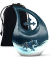 Tiger themed Memorial Urn 