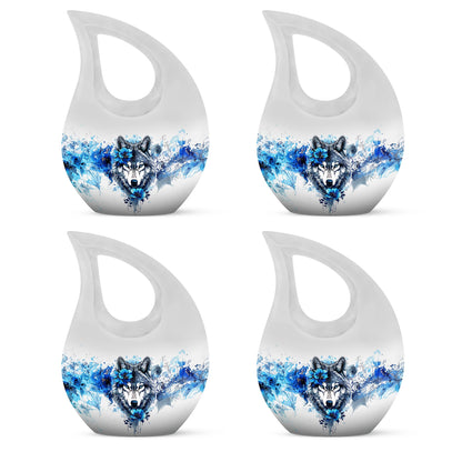 Wolf Theme 3 Inch Keepsake Pack of 4