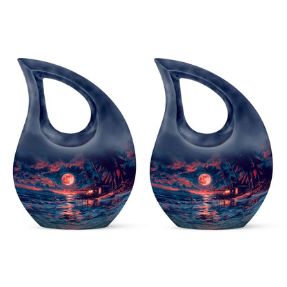 Night Beach Theme 3 Inch Keepsake Pack of 2