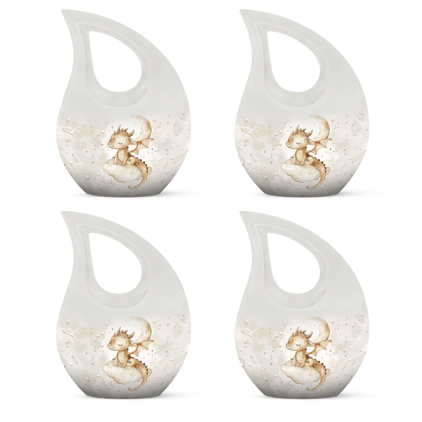 Dragons Theme 3 Inch Keepsake Pack of 4