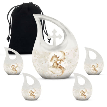 Large Urn With 4 Keepsake Urn