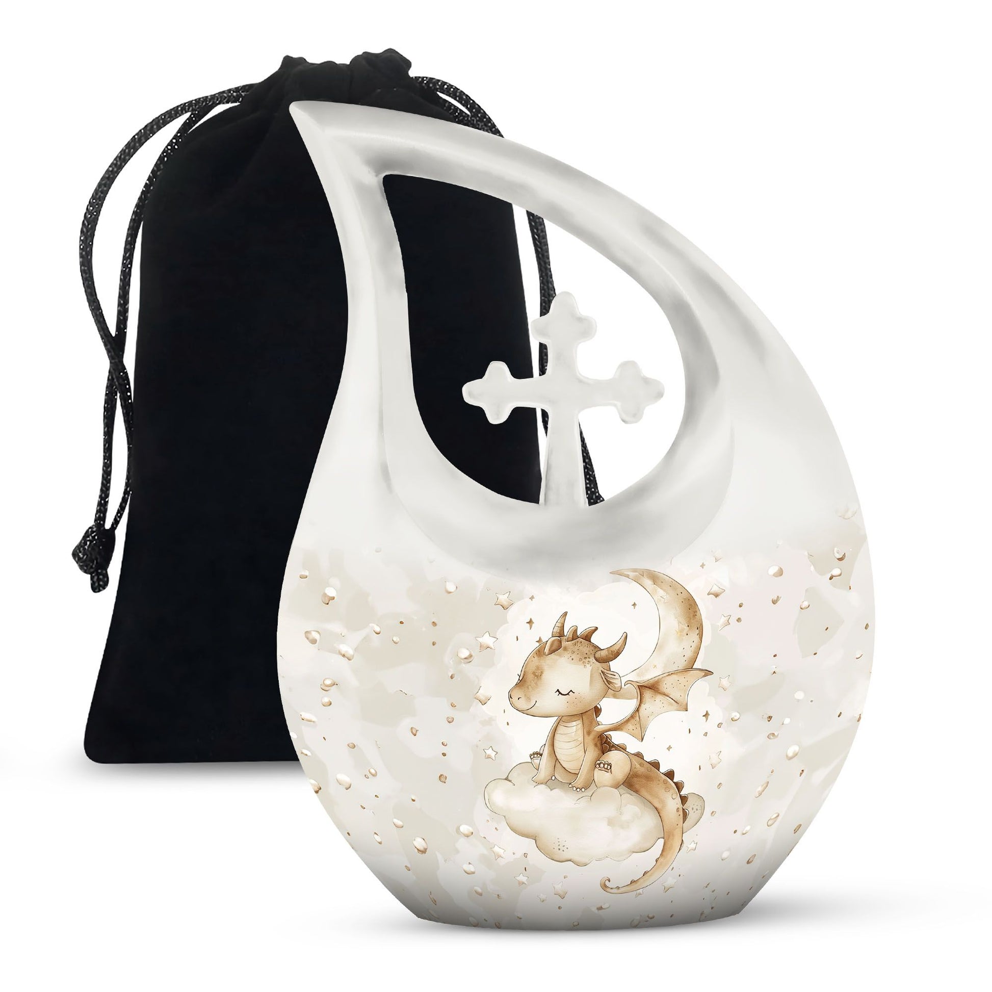 Dragons Theme Large Urn 10 Inch