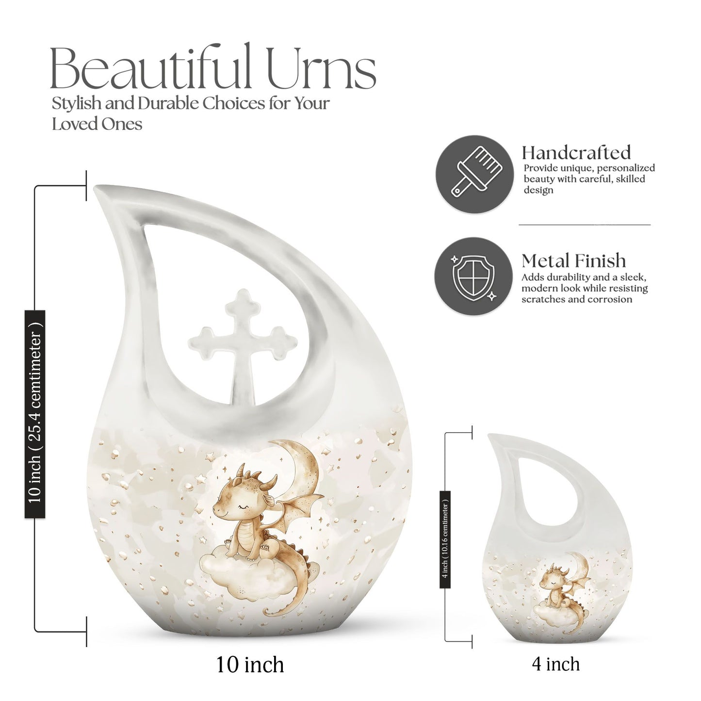 10-inch Dragons Urn