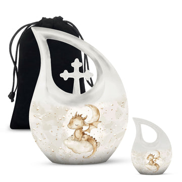 Large Urn With 1 Keepsake Urn