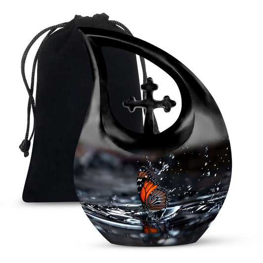 10-inch Butterfly Urn