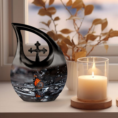 10-inch Butterfly Urn