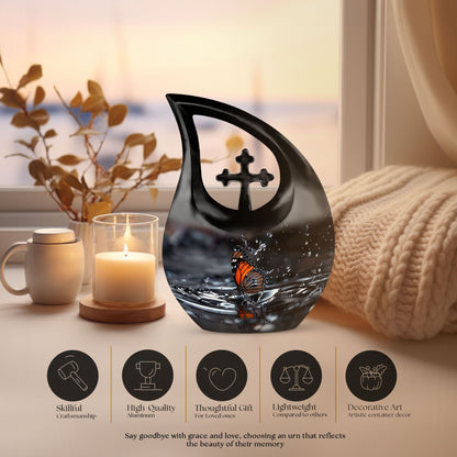 10-inch Butterfly Urn
