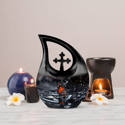 10-inch Butterfly Urn