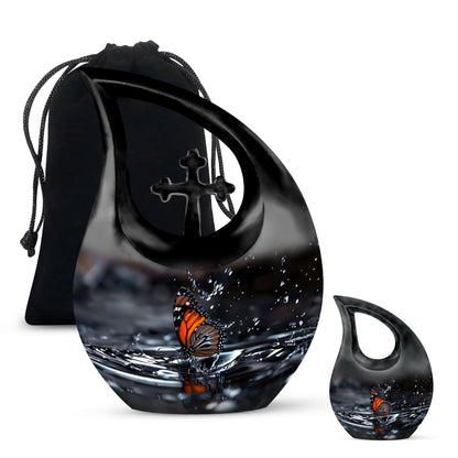10-inch Butterfly Urn