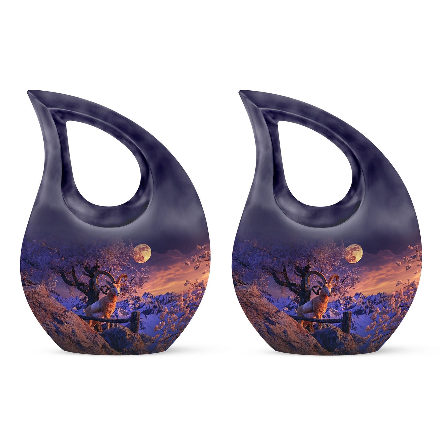 Goat Theme 3 Inch Keepsake Pack of 2