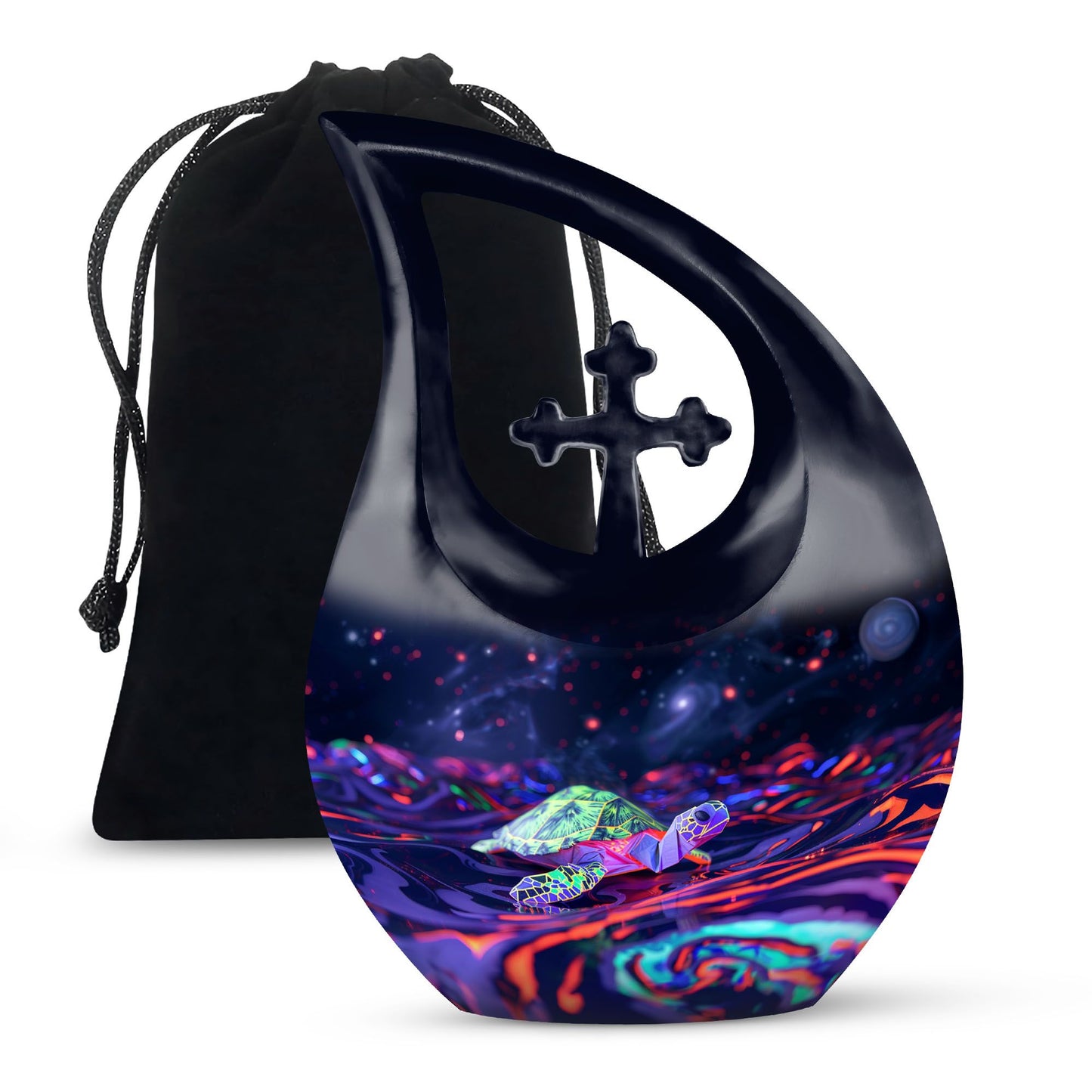 Turtle Theme Large Urn 10 Inch