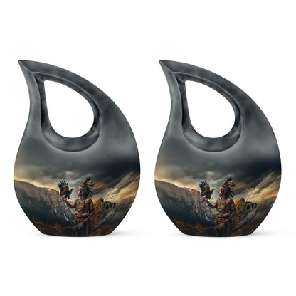 Tribe Man Theme 3 Inch Keepsake Pack of 2