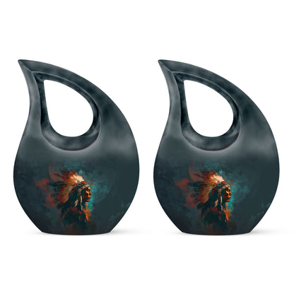 Tribe Man Theme 3 Inch Keepsake Pack of 2