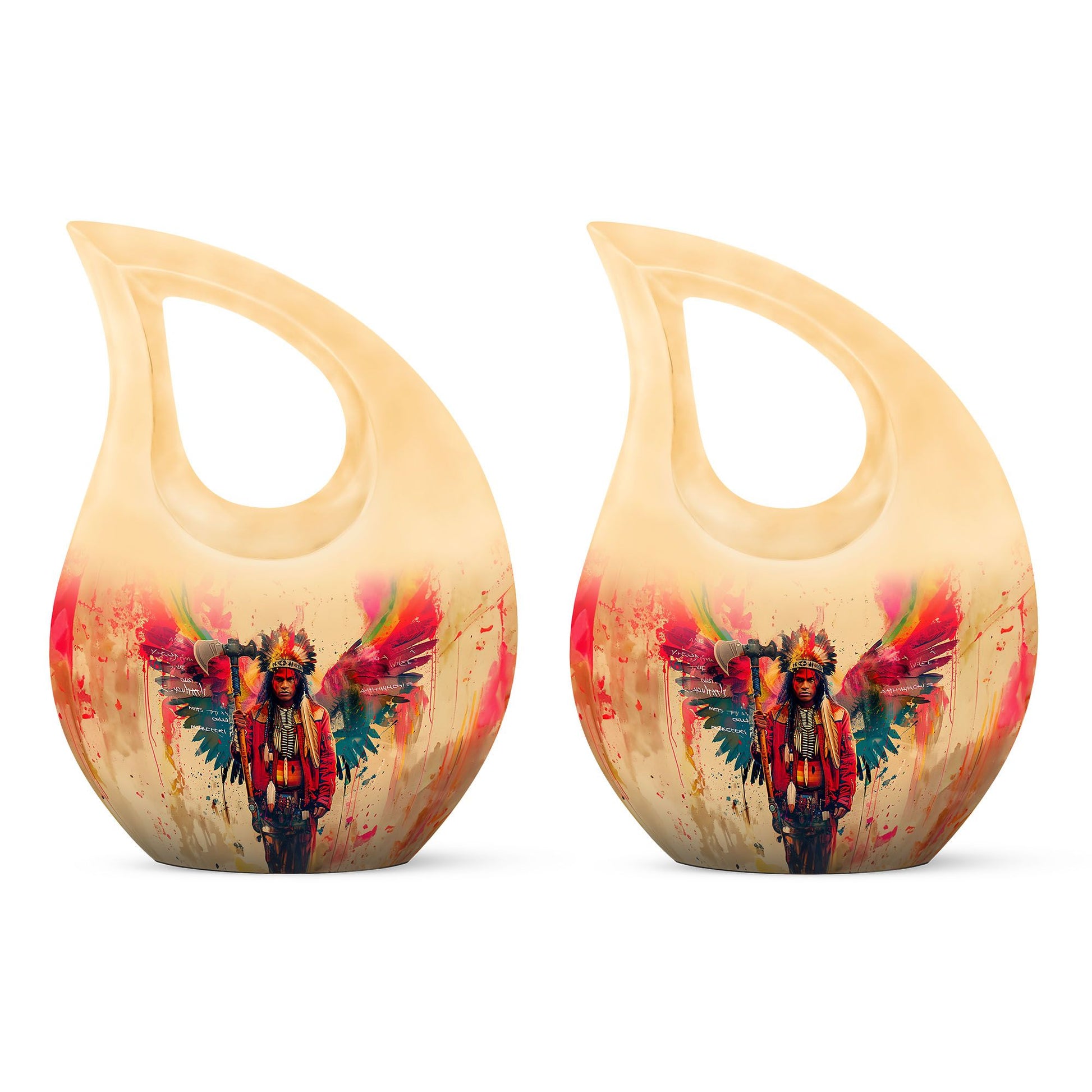 Tribe Man Theme 3 Inch Keepsake Pack of 2