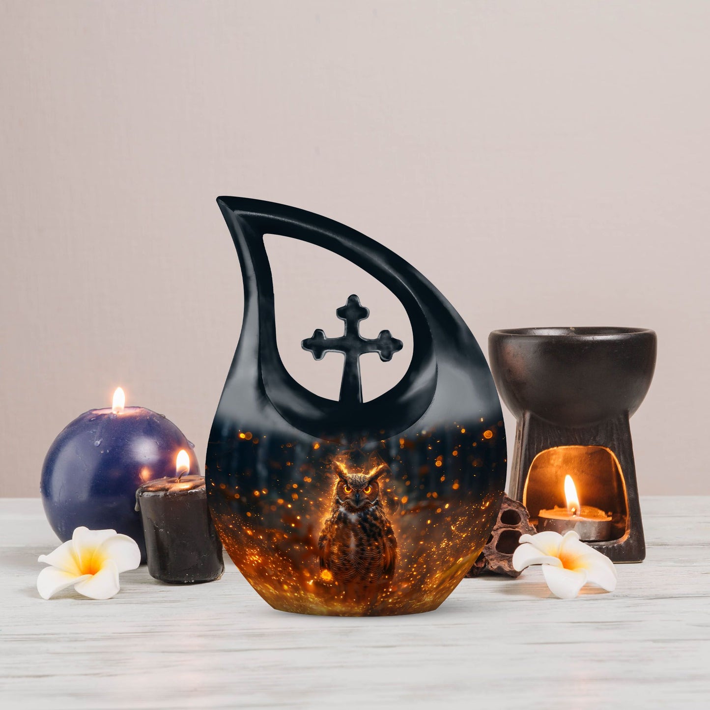 10-inch Owl Urn