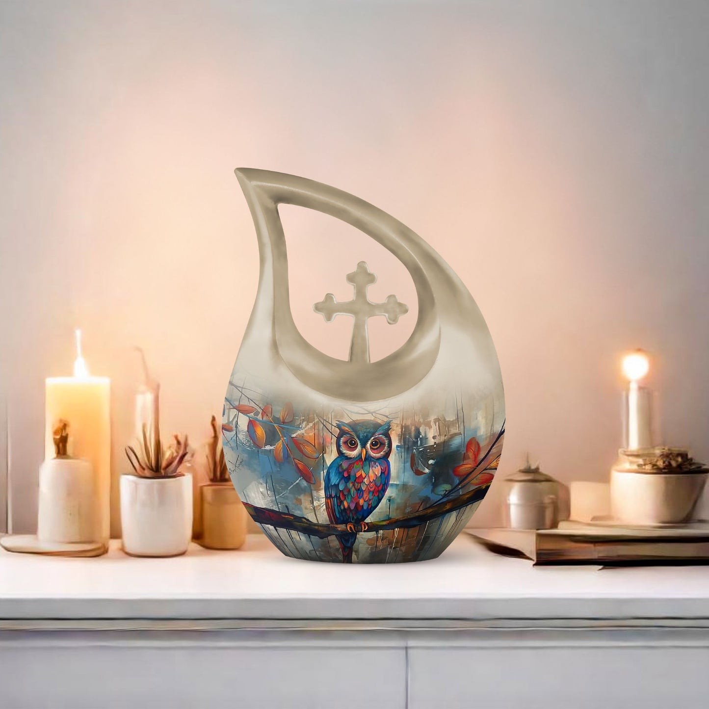 10-inch Owl Urn
