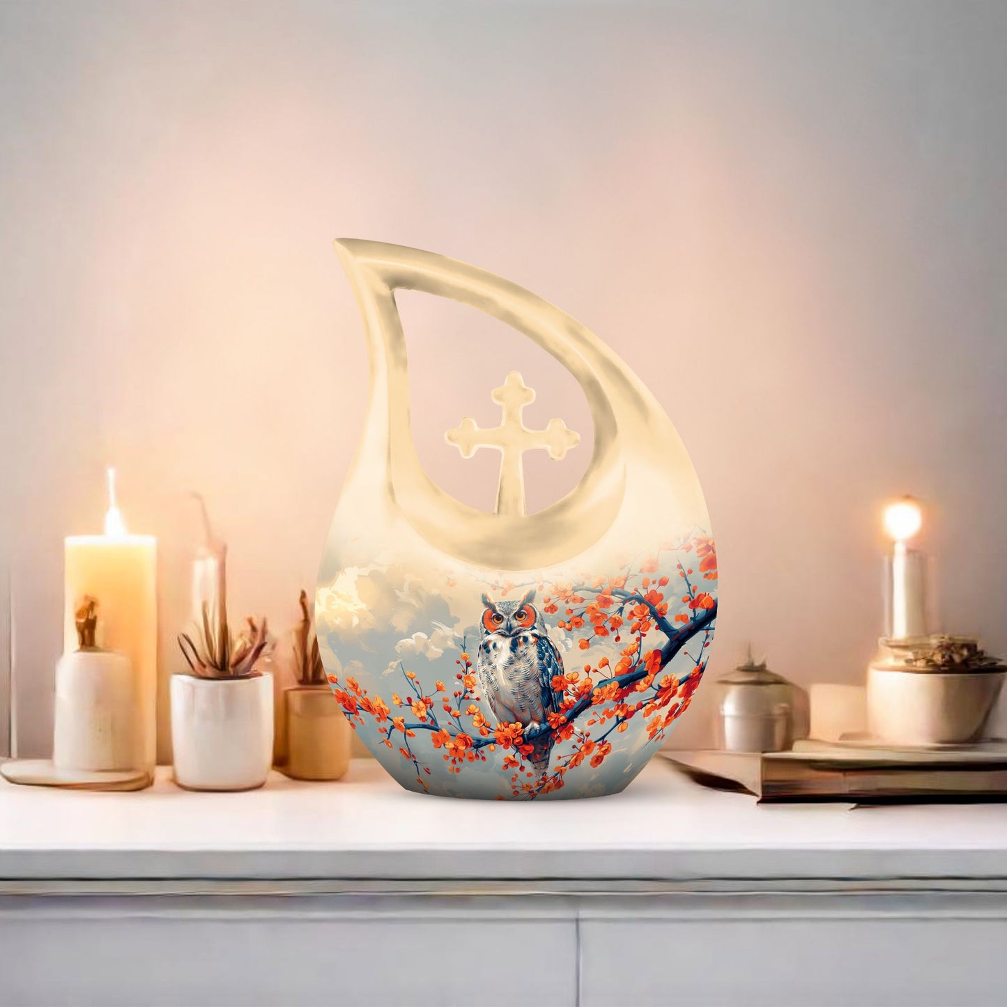 10-inch Owl Urn