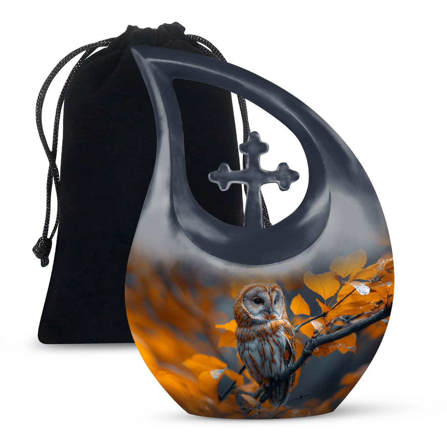 Owl Theme Large Urn 10 Inch