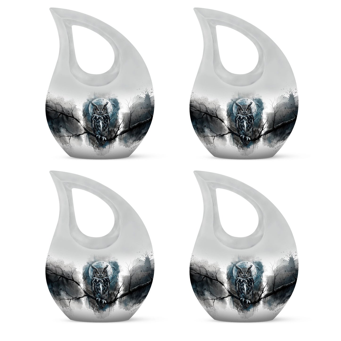 Owl Theme 3 Inch Keepsake Pack of 4