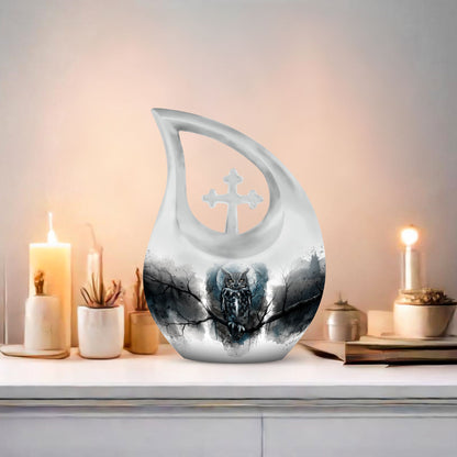 Large Owl Urn 