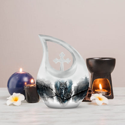 Large Owl Urn 