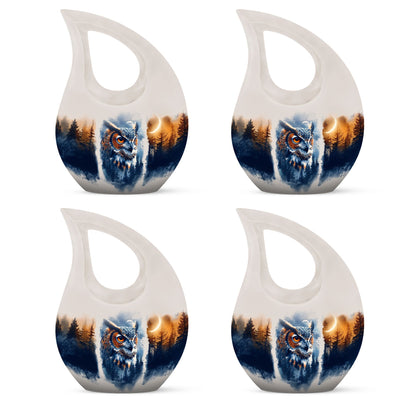 Owl Theme 3 Inch Keepsake Pack of 4