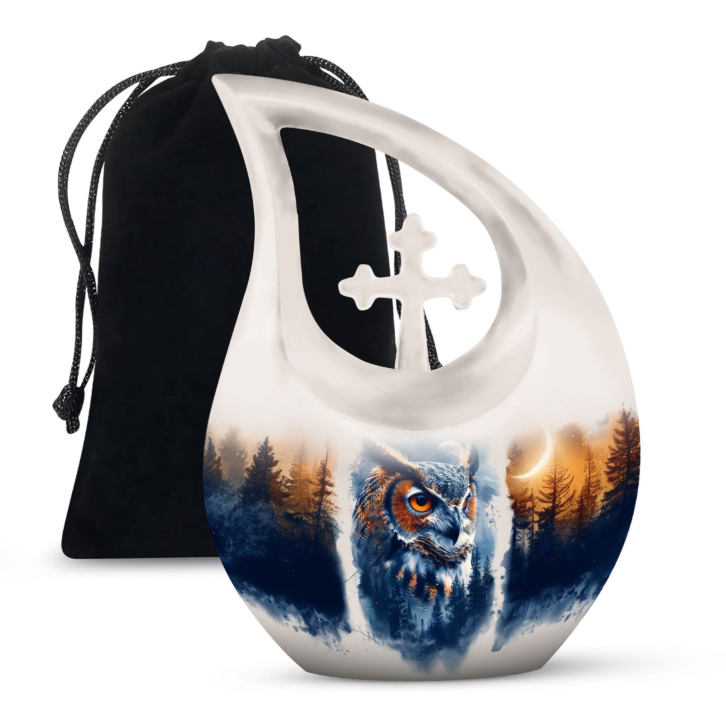 Owl Theme Large Urn 10 Inch
