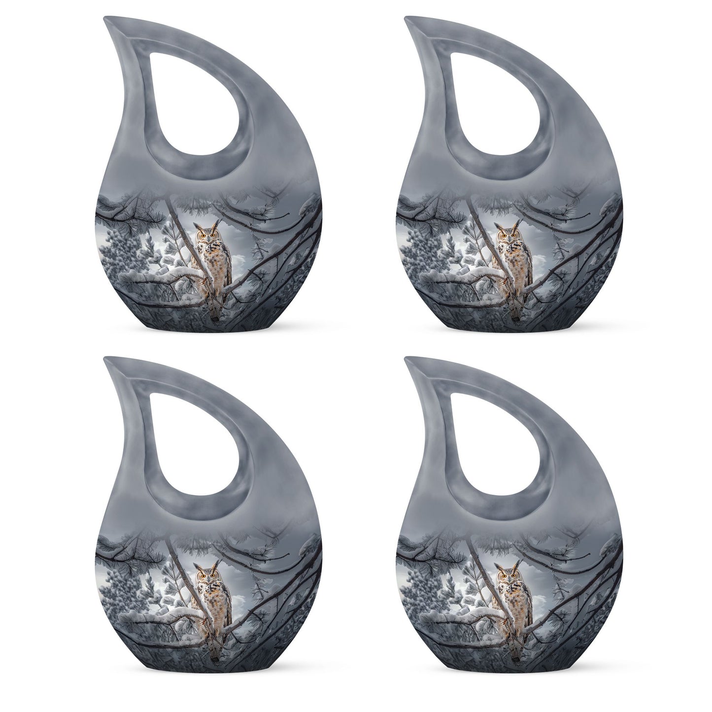 Owl Theme 3 Inch Keepsake Pack of 4