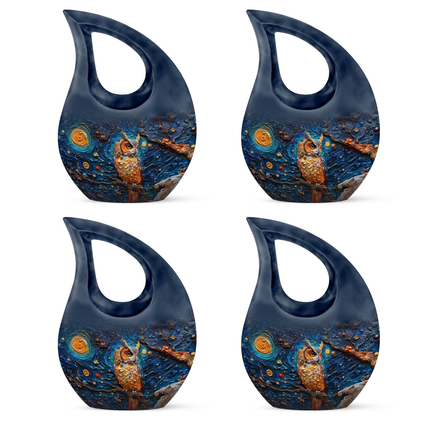 Owl Theme 3 Inch Keepsake Pack of 4