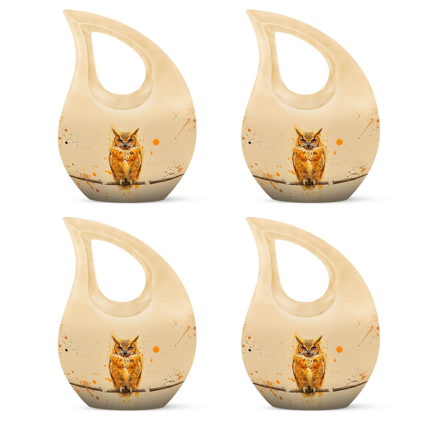 Owl Theme 3 Inch Keepsake Pack of 4